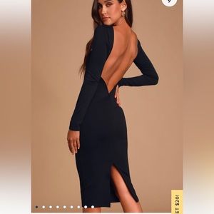 Black Lulu’s cocktail dress